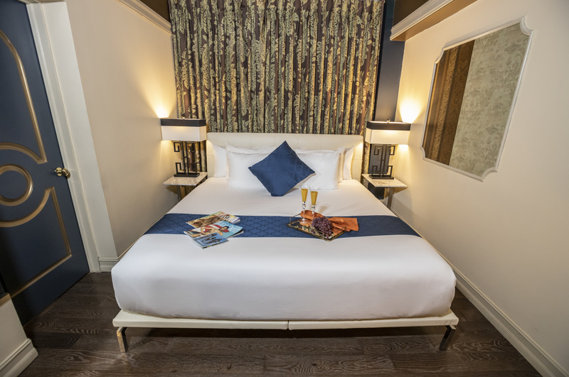 Lux One Bedroom Suites. Bed View